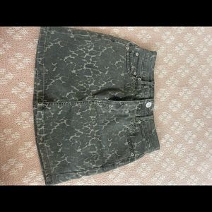 Green American Eagle skirt